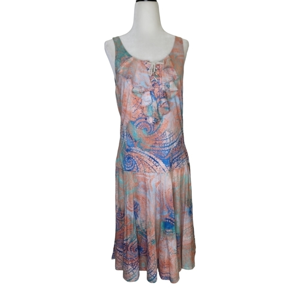 Lauren Ralph Lauren Boho Print cotton Midi Dress